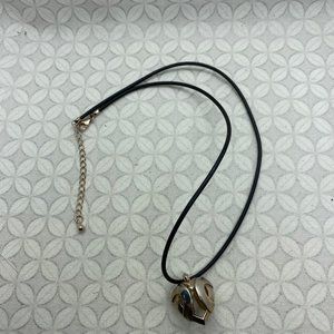 Ve triple wrap heart pendant neckalce silver 925